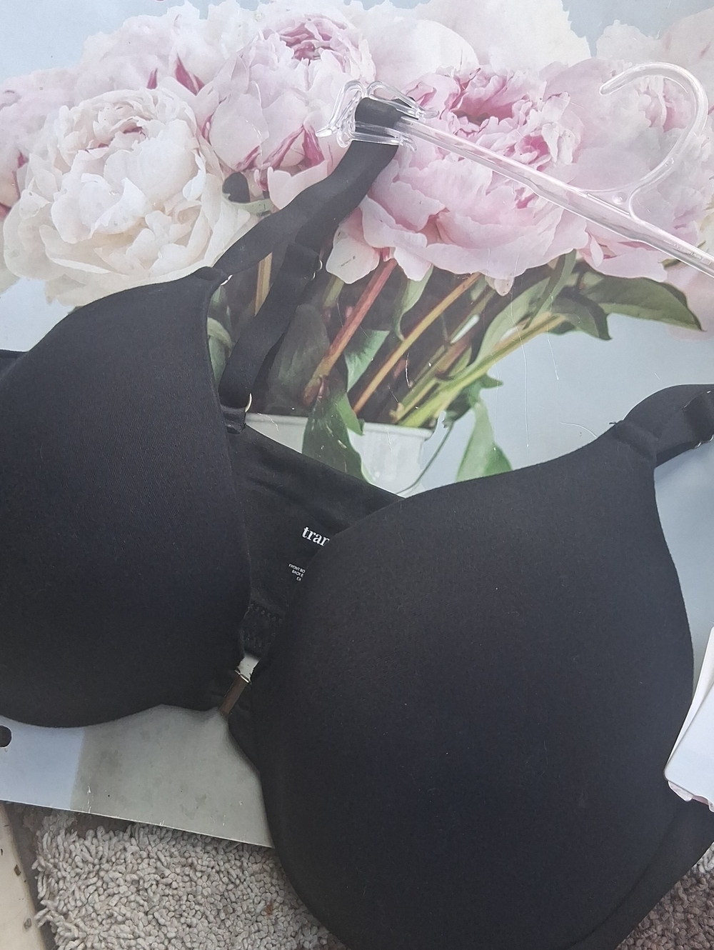 Tranquil & True Black T-Shirt Bra 40DD